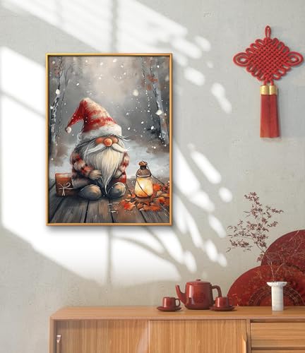 Leczany Cross Stitch Stamped Adults or Kids Kits Patterns Craft Kit Needlepoint Full Range of Embroidery Starter Kits for Beginner DIY 11CT 3 Strands | Santa Claus 13×17.7 inches - color: 11CT Stamped kits,Santa Claus 13×17.7 inches