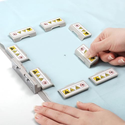 Sew Tech 3pcs Magnetic Embroidery Hoops for Brother, 1x2.5 4x4 4x6.75in Bar - size: 3in1-AMK Set