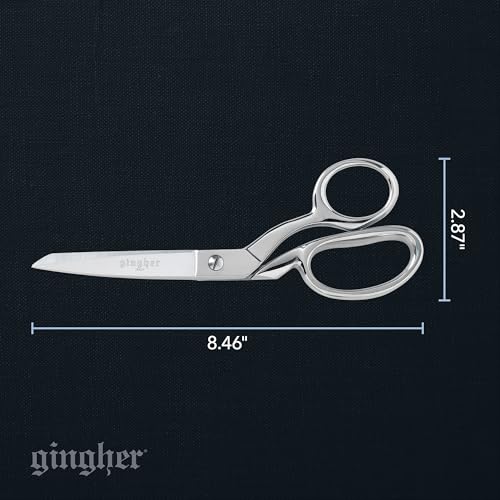 Gingher 8" Professional Dressmaker Scissors for Fabric Cutting & Sewing - style: 8" Dressmaker