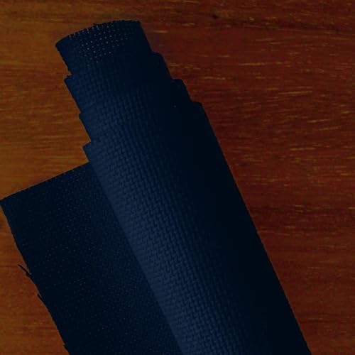 Essentials By Leisure Arts Aida Cloth, 18 Count, Navy Cross Stitch Fabric, Embroidery Fabric, Cross Stitch Supplies for Crafting, Stitching, and Sewing Projects 30X36