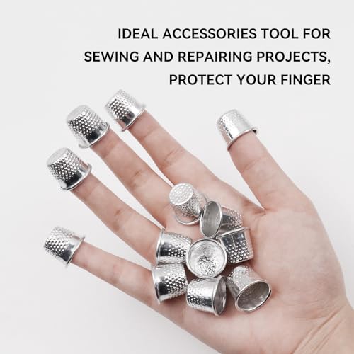Quluxe 80 Pcs Metal Sewing Quilting Thimbles