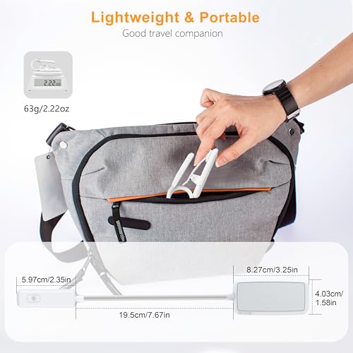 Gritin 9 LED Rechargeable Book Light for Reading in Bed - color: ‎White
