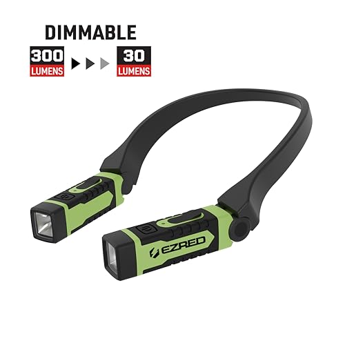 EZRED ANYWEAR Rechargeable Neck Light for Hands-Free Lighting, soft green - color: Soft Green