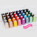 40 Color Set ThreadArt Machine Embroidery Thread, 1000M, Bright - color: SET B - 40 BRIGHTS