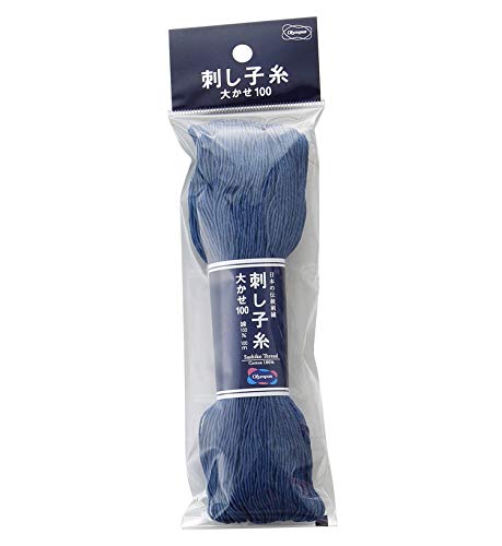 Sashiko Thread Large Skein 111yds - color: Blue, size: 328.08 feet