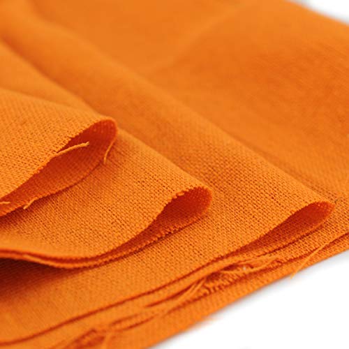 Rose Flavor Pre-Cut Quilting Linen Fabric,Craft Cloth,DIY for Sewing Crafting 60" by 1 Yard(Orange) - color: Orange