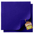 Royal Blue Soft Felt Sheets for Crafts, 12" x 12", 1.6mm Thick, 2 Pcs - color: Royal Blue