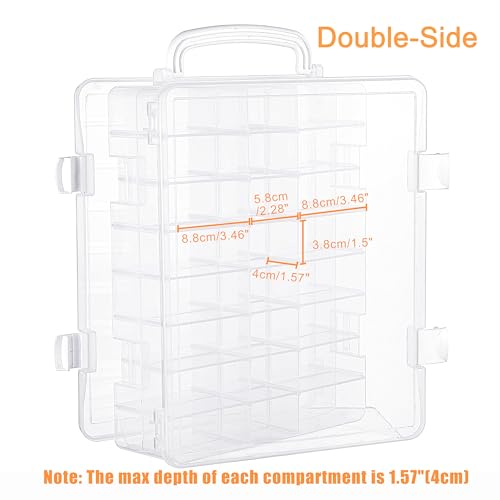 New brothread Double-Sided Storage Organizer Box
