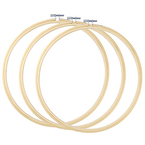 Caydo 3 Pack 12 Inch Embroidery Hoop, Large Cross Stitch Hoop - style: 12 INCH