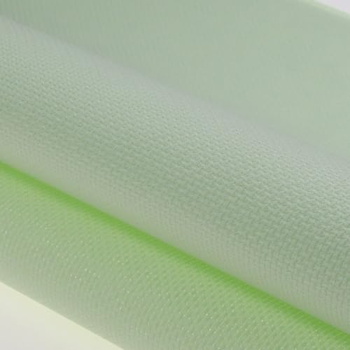 KCS 16CT Counted Cotton Cross Stitch Aida Cloth Fabric (59" x 1 Yard,Light Green) - color: Light Green, size: 59" x 1 Yard