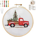 Christmas Embroidery Kits Beginners, Truck Embroidery Kits for Adults - color: Truck