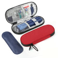 Insulin Pen Cooler Travel Case with 2 Reusable TSA Approved Ice Packs, Diabetic Medication Insulated Cooler Bag for Insulin Pens and Other Diabetic Supplies Storage Red - color: Red