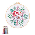 artcici Embroidery Kits Plant Flower Letter S Patterns for Beginners Adults, Full Range Embroidery Starter Kits Cross Stitch Needlework Supplies (Letter S) - color: Letter S
