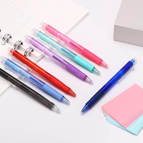 PATIKIL 3pcs Erasable Gel Pens 0.5mm Fine Point Retractable Heat Dark Blue - color: Dark Blue