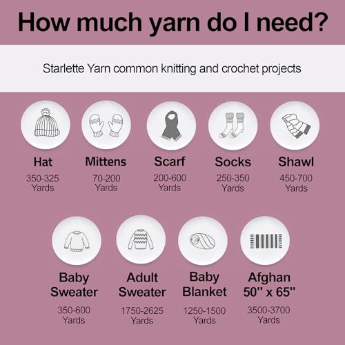 Mary Maxim Starlette Yarn, Pink Acrylic Yarn, 3.5 OZ, 180 Yards, Dusty Rose - color: Dusty Rose