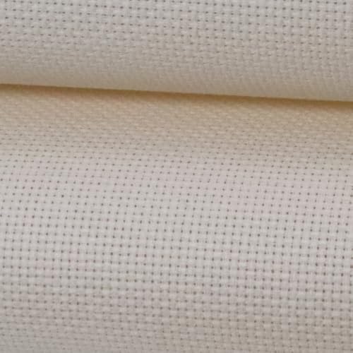KCS 16CT Counted Cotton Cross Stitch Aida Cloth Fabric (Ecru,19" x 28") - color: Ecru, size: 19" x 28"