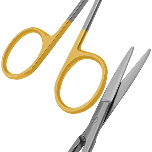 Iris Scissors 4.50" Str/Cud/Angled TC Tungsten Carbide, Supercut O.R. Grade (T/C Tungsten-Carbide Straight) - style: T/C Tungsten-Carbide Straight