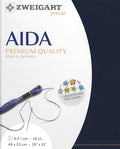 Wizardi Aida 16 Count Navy Blue 3251/589. Needlework Canvas, Cross-Stitch Fabric, Embroidery Cloth, Needlepoint Canvas. 100% Cotton. Precut Zweigart - color: Navy Blue