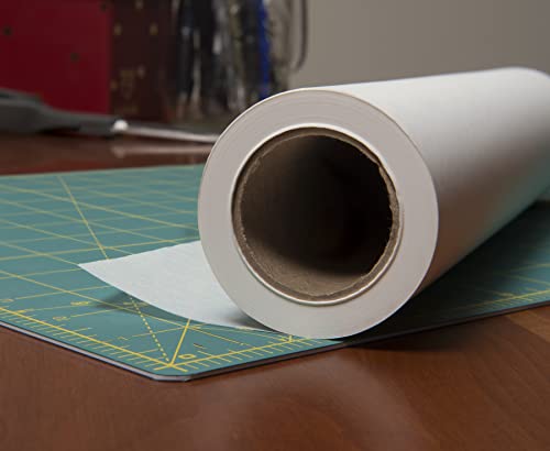 Bienfang Sketching & Tracing Paper Roll, White, 24 Inches x 20 Yards - for Drawing, Trace, Sketch, Sewing Pattern - size: 24 in. x 20 yd.