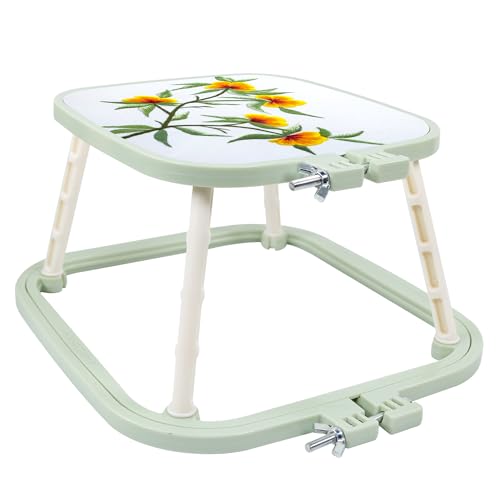 guofa 2-Layer Embroidery Hoop Stand Trapezoid Holder Cross Stitch Frame - size: Small