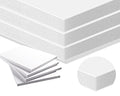 Foam Board 5x7 10PK 3/8 Thick Rigid Foam Core Boards, Foam Poster Board White Foamboard 5x7 Large Acid Free Foamcore Sheets, Polystyrene Foamboard Large Foamcore Backing for Backdrop, Display - size: 5x7 10 Pack, style: 3/8" White
