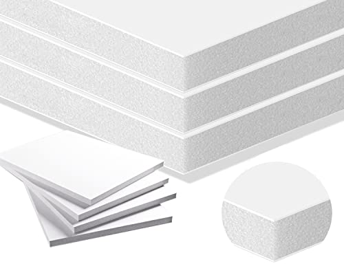 Foam Board 5x7 25PK 3/8 Thick Rigid Foam Core Boards, Foam Poster Board White Foamboard 5x7 Large Acid Free Foamcore Sheets, Polystyrene Foamboard Large Foamcore Backing for Backdrop, Display - size: 5x7 25 Pack, style: 3/8" White