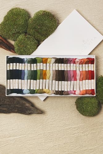 DMC Eco Vita Collectors Box - Naturally Dyed Organic Wool Thread - 30 Count
