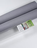 KCS 2 pc of 15" x 18" Counted Cross Stitch Cotton Aida Cloth Needlework Fabric (Light Steel Grey, 18CT) - color: Light Steel Grey, size: 18CT