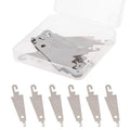 20pcs Silver Metal Large Eye Needle Threaders Embroidery for Cross Stitch Threading Too Embroidery Cross Stitch Sewing Tools Crafts and Sewing