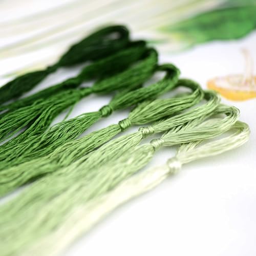 Mulberry Silk Floss Embroidery Thread Floss-Cross Stitch Threads China Silk Woven Jewelry Threads DIY Sewing Kits (45) - color: 45