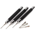 Watch Band Link Remover Watch Pin Band Chain Link Remover Pin Punch Strap Adjuster Watch Repairing Tool, 0.7mm 0.8mm 0.9mm Tool Set