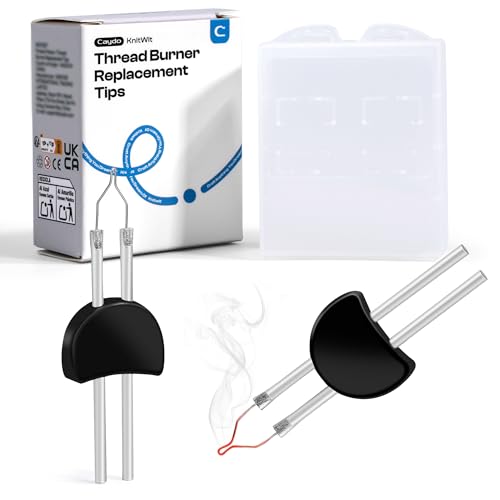 Caydo Thread Burner Replacement Tips, for T-007U, 2 Pieces per Pack - color: White Replacement Tips