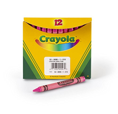 Crayola Crayons in Pink, Bulk Crayons, 12 Count (5208361010) - color: Carnation Pink