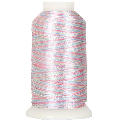 ThreadArt Polyester Machine Embroidery Thread, 1000M 40wt, Pastels - color: Pastels