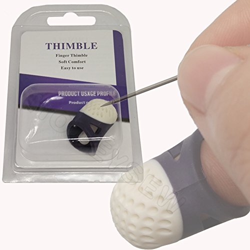 HONEYSEW Soft Comfort Thimble Two Size for Choose (Medium Size) - size: Medium Size