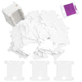 447 Pcs Embroidery Floss Bobbins, Embroidery Floss Organizer, Plastic Embroidery Thread Cards for Cross Stitch Thread Holder Sewing Storage (447)