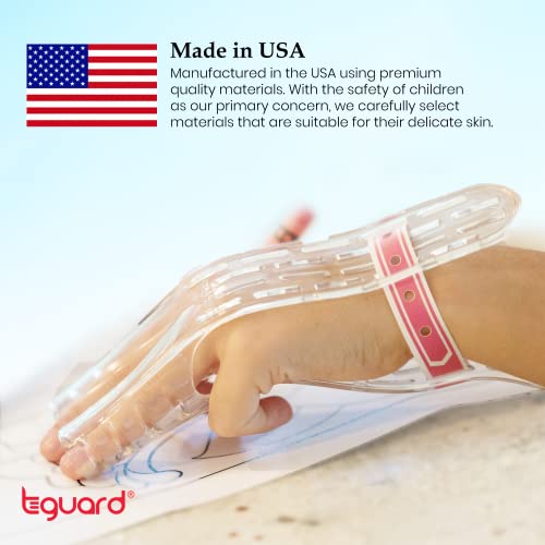 TGuard AeroThumb & AeroFinger Bracelets – Authentic, Non-Rip Wristbands to Secure ThumbGuards and FingerGuards, Finger & Thumb Sucking Deterrent, Supports Thumb & Finger Habit Prevention – 60 Pcs