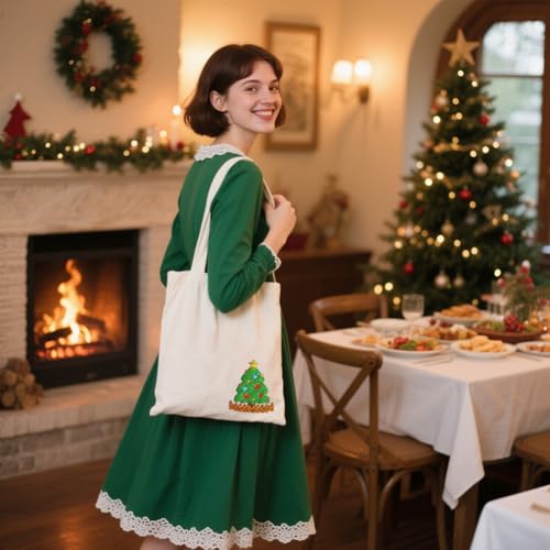 GLOBLELAND 4 Sheets Christmas Santa Water Soluble Embroidery Pattern - color: Christmas Santa
