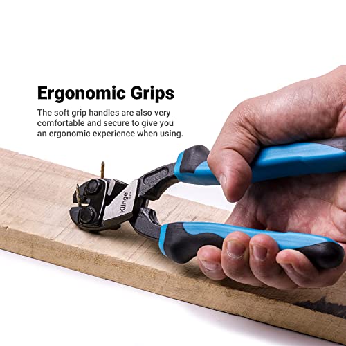 Capri Tools CP40209 40209 Klinge Mini Bolt Cutter, 8", Blue/Black - size: 8"