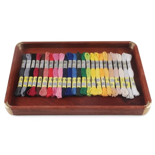 Double Mercerized Egyptian Cotton Embroidery Floss 8.75 Yards Per Skein for Cross Stitch Thread, Friendship Bracelets Floss, Craft Floss, Embroidery Floss Set (Set 24B (24 Skeins)) - color: Set 24B (24 Skeins)