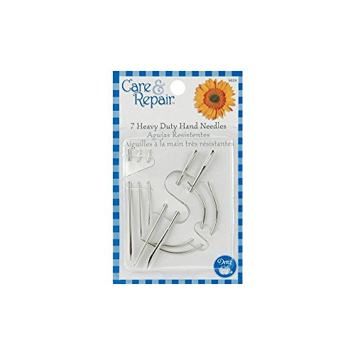 Dritz 9624D Assorted Heavy Duty Hand Needles, 7-Pack
