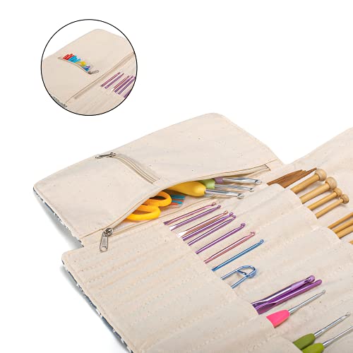 Teamoy Knitting Needle Crochet Hook Case Organizer Holder(up to 11"), Tree - color: Tree, size: 11 inches