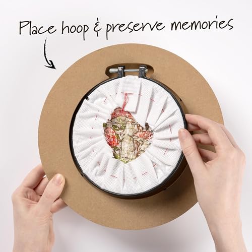 Bucilla Embroidery Hoop Circle Frame, Fits 6" Embroidery Hoop - size: 6", style: Circle