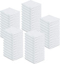 100% Cotton Terry Towels Cleaning Cloths Pack of 100 (12 x 12 Inches) White Cotton Terry Cloth Bar Rags White Bar Towels, Multipurpose High Absorbent Terry Towels for Cleaning Auto Detailing Painting - size: 100 Pack