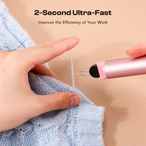 Caydo Rechargeable Thread Burner Tool - color: Pink Thread Burner