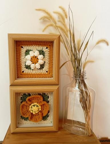 4x4 Small Shadow Box Picture Frame Display Case Tabletop Wall,3-Pack Beige - color: 3pcs beige