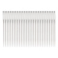 Generic 30Pcs Large Eye Needles 1.65" Stitching Needle Hand Sewing Embroidery Needle Stainless Steel for Leather Cross Stitch