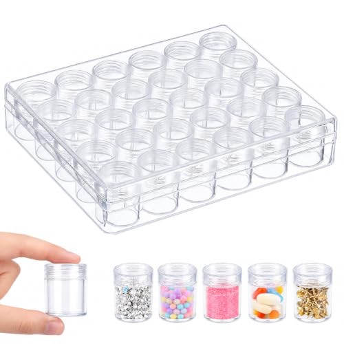 BigOtters Bead Organizer, 30 Grids Diamond Painting Storage Containers - size: 6.3 X 5.3 X 1.4inch