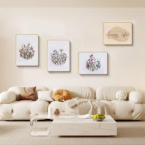 COCOMOX Floral Embroidery Kit for Beginners, Cross Stitch Practice Kits - color: Floral pattern