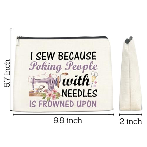 Sewing Gifts Makeup Bag for Quilters Women Sewing Lovers - color: Multicolor A
